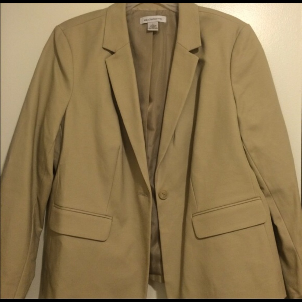 Preloved Liz Claiborne khaki blazer